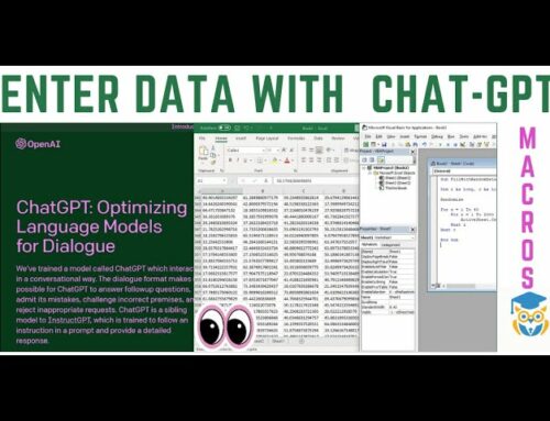 Learn How to Write VBA Code Using ChatGPT in Excel: A Tutorial