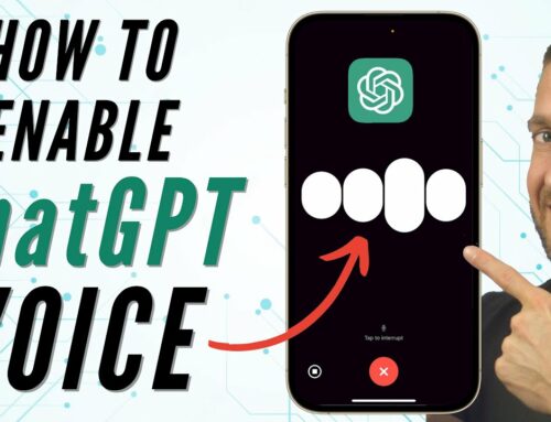 How to Enable ChatGPT Voice to Voice on iPhone and Android